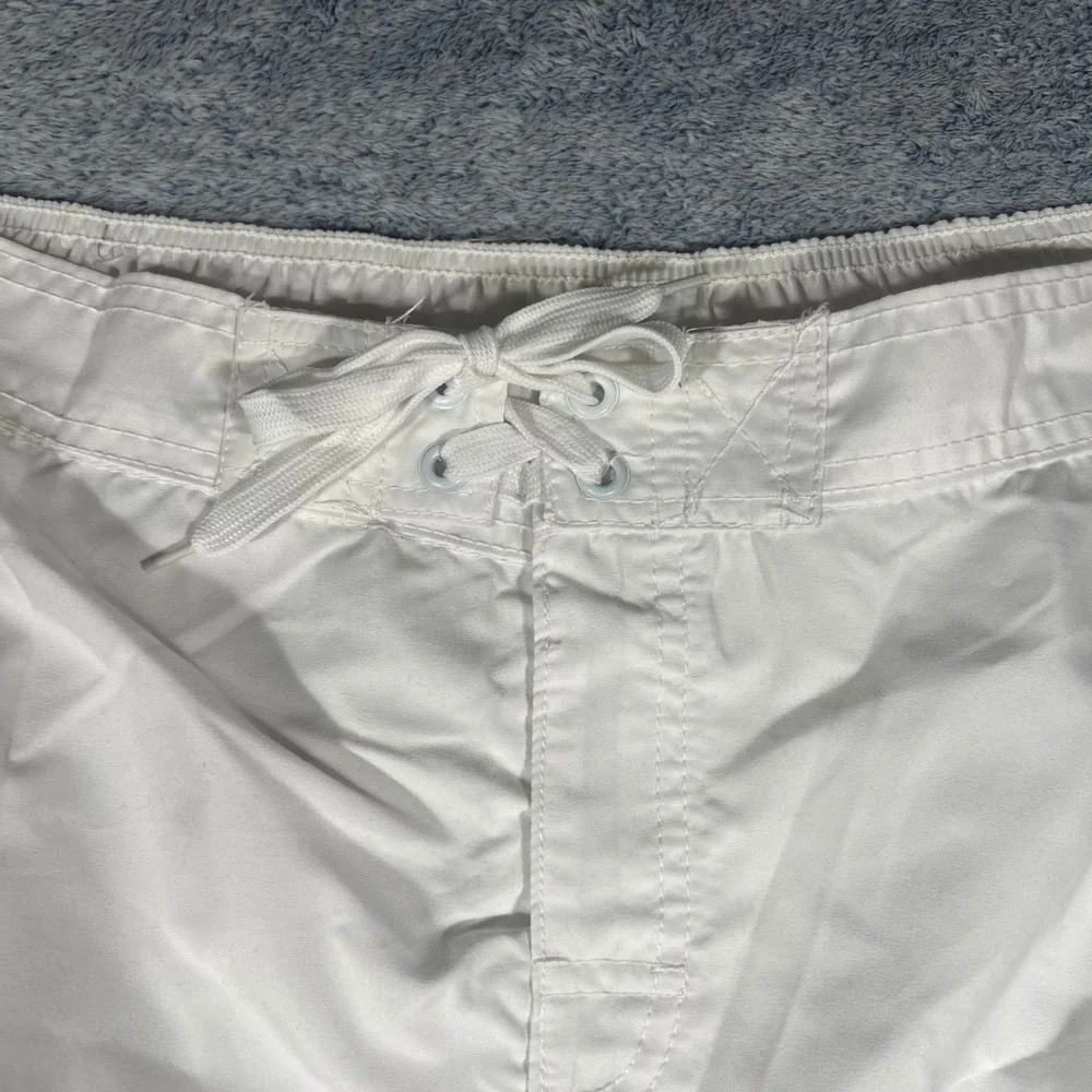 Kanu Surf Mens Marina Board‎ Shorts NEW White 3X Plus Size Swim Trunks UPF 50+